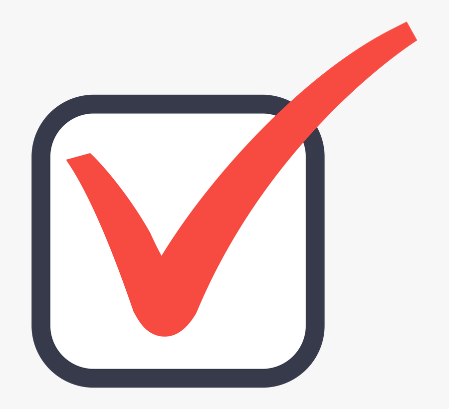 Red Checklist Png, Transparent Clipart