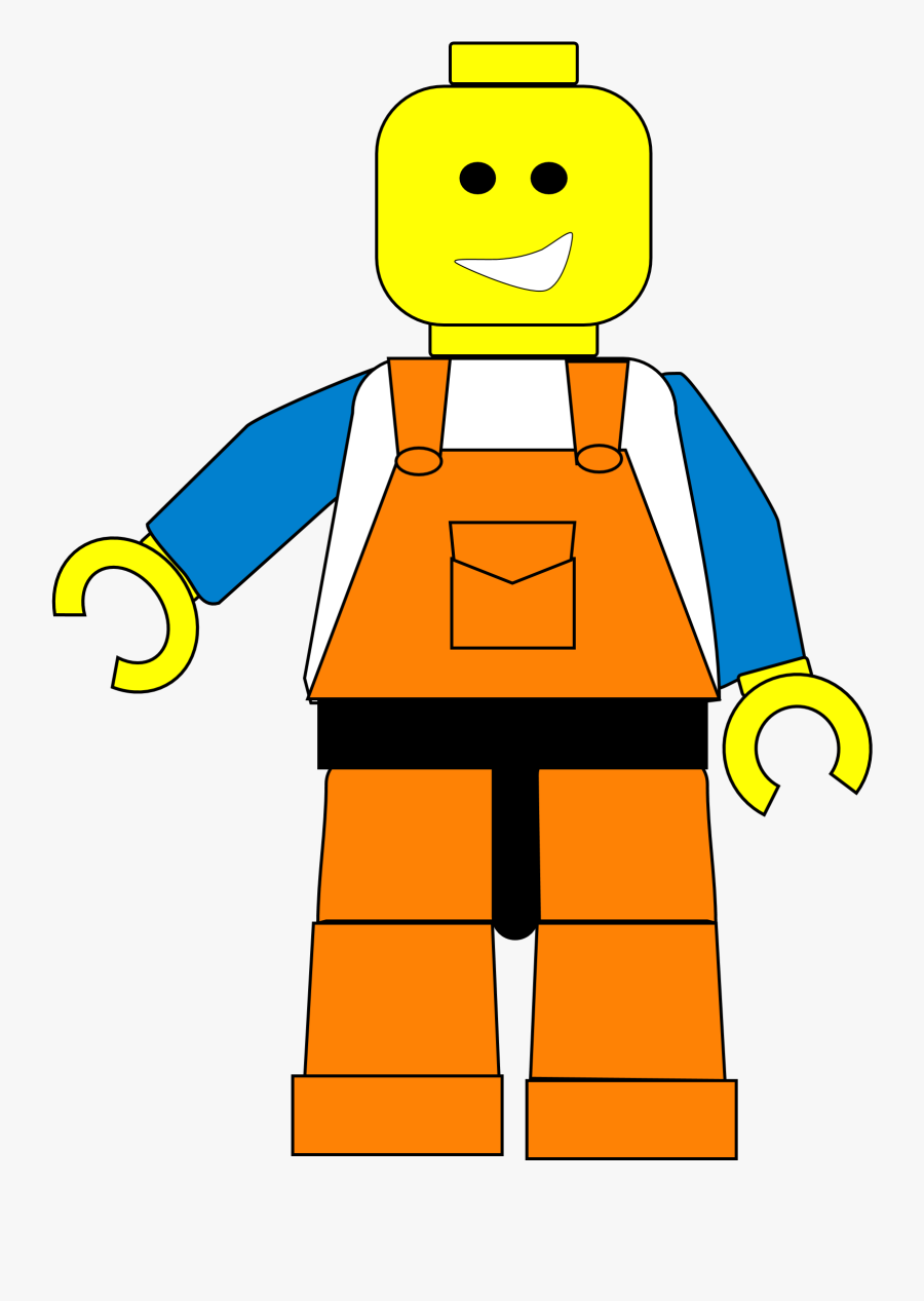 Cartoon Lego Man - Lego Boy Png Transparent, Transparent Clipart