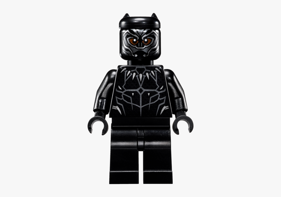 Transparent Lego Black And White - Lego Black Panther 2018, Transparent Clipart