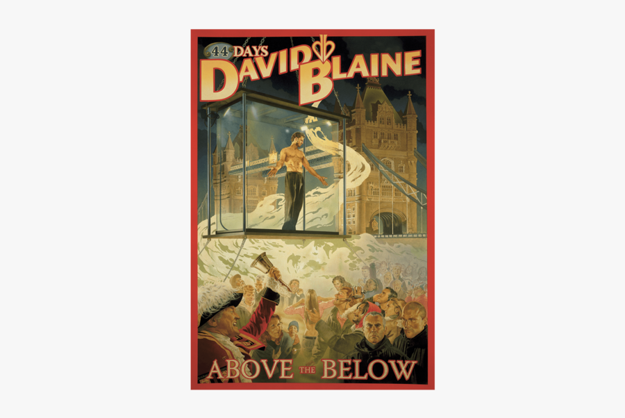 Magic Poster David Blaine, Transparent Clipart