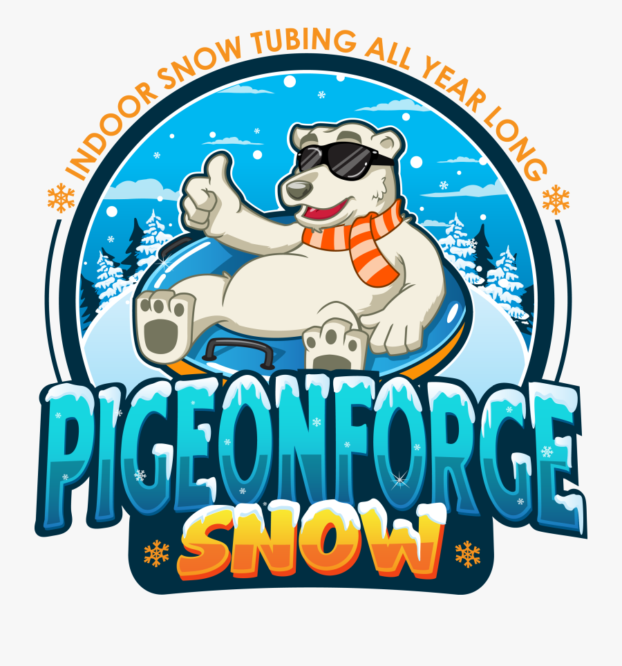 Pigeon Forge Snow - Indoor Snow Tubing In Pigeon Forge Tennessee, Transparent Clipart