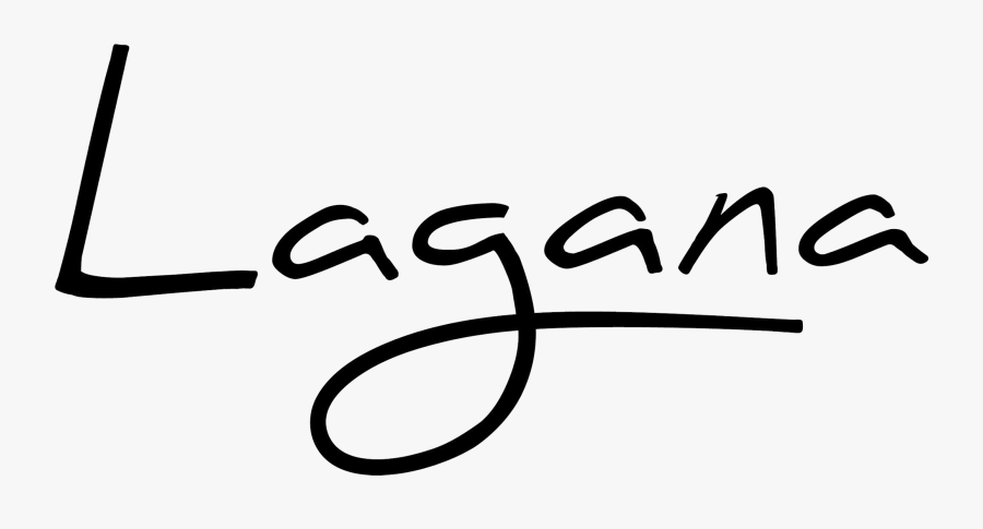 Lagana Cellars Logo - Calligraphy, Transparent Clipart