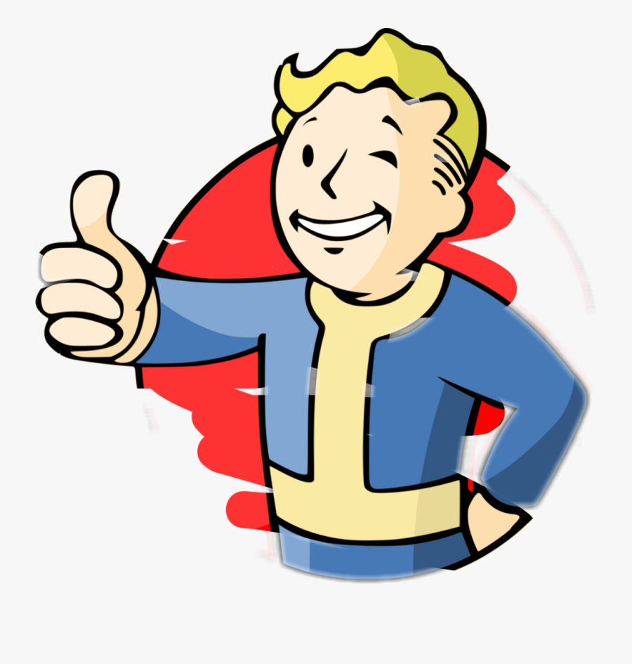 Vault Boy Thumbs Up Clipart , Png Download - Vault Boy Fallout Logo, Transparent Clipart