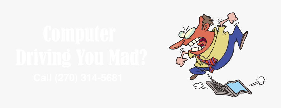 Computer Driving You Mad Call 314-5681 - Example Of Psychological Barriers In Communication, Transparent Clipart