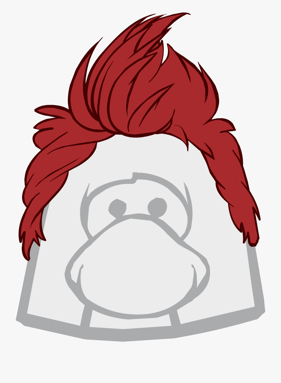 Club Penguin Wiki - Club Penguin Boy Hair, Transparent Clipart