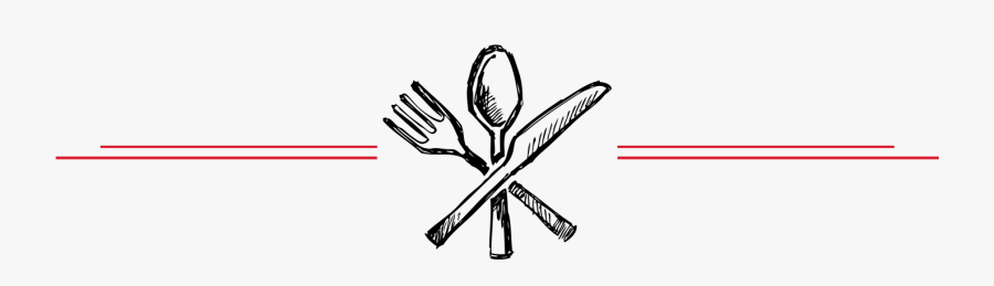 Cartoon Utensils Of Fork Knife And Spoon, Transparent Clipart
