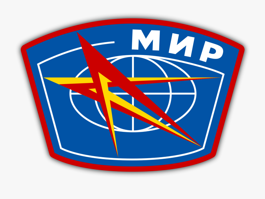 Mir Space Station Logo, Transparent Clipart