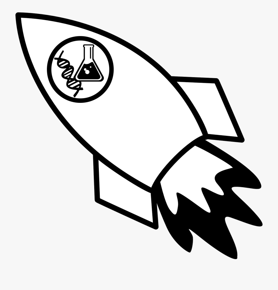 Image - Transparent Rocket Ship Clipart Black And White, Transparent Clipart