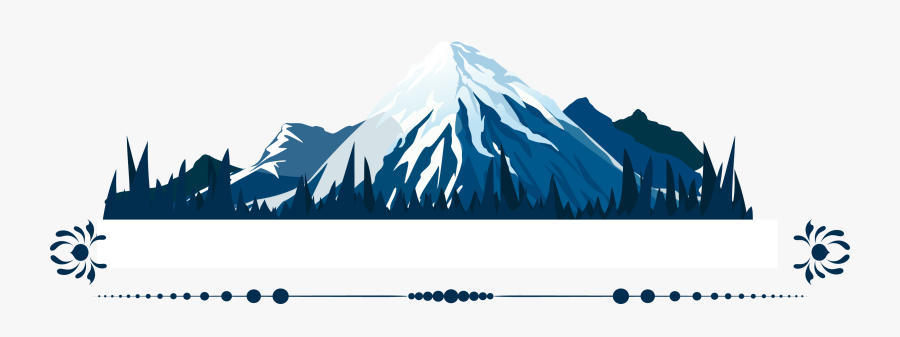 Free Vector Logo Mountain, Transparent Clipart