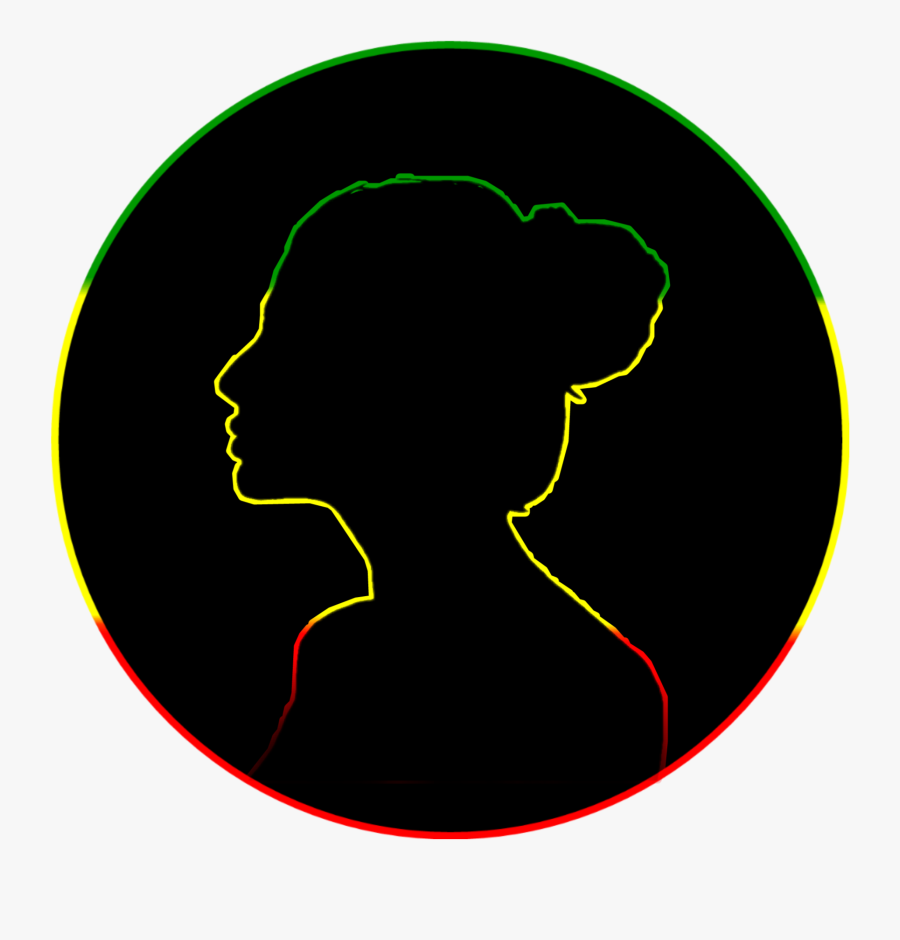 Dreadlock Vector Black Woman - Circle, Transparent Clipart