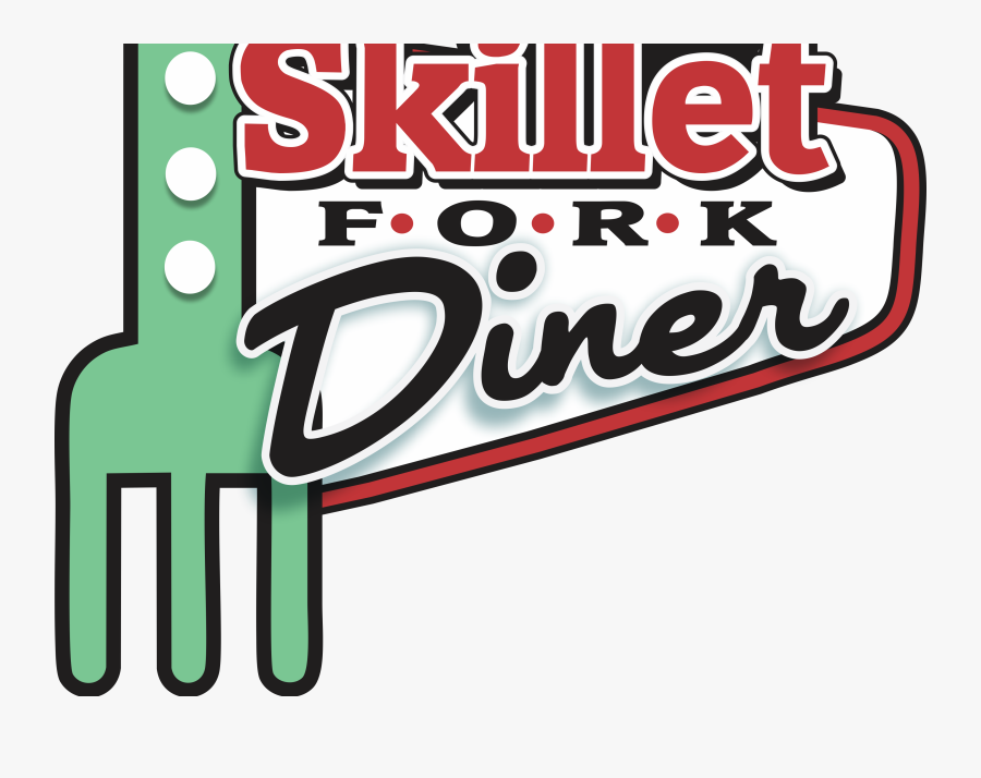 Skillet Fork Diner - Sign, Transparent Clipart