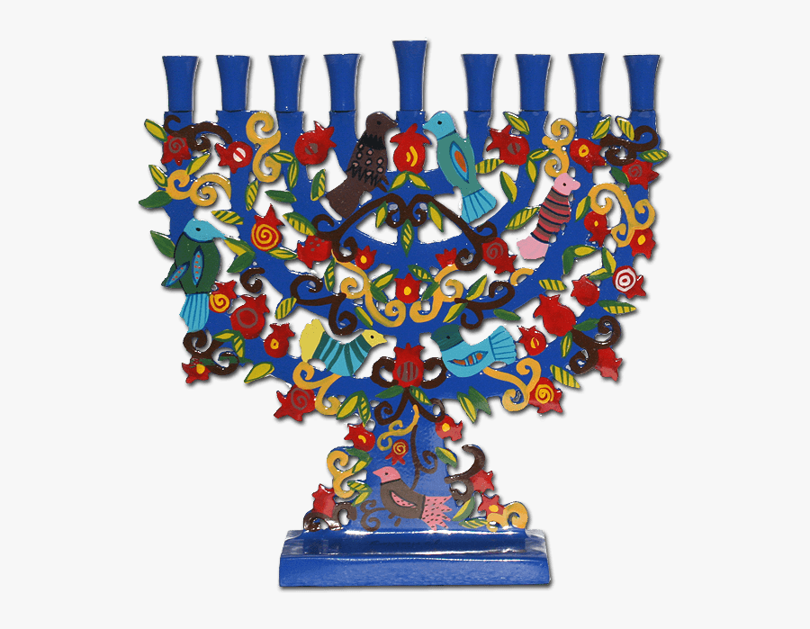 Modern Menorahs, Transparent Clipart