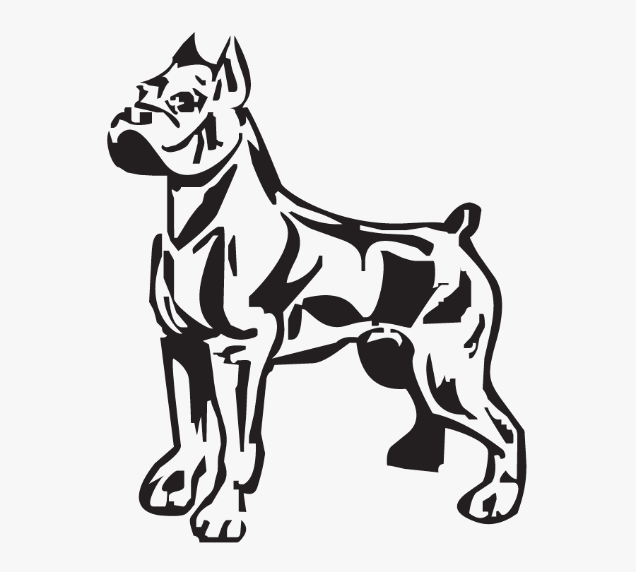 Pitbull Tattoo, Transparent Clipart