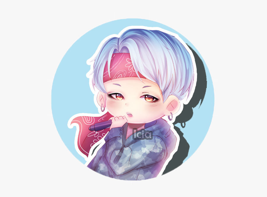 Transparent Anime Sweat Drop Png - Bts Suga Fanart Anime, Transparent Clipart