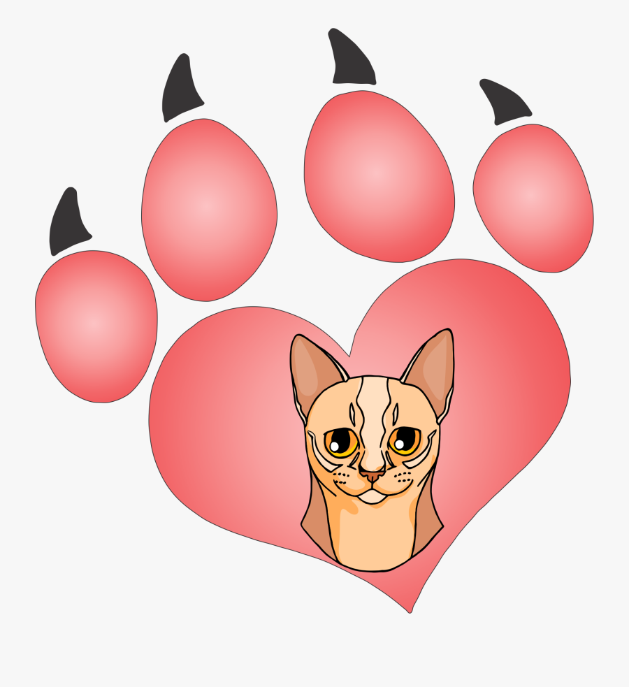 Cat Paw 169 Decal - Imagenes De Una Pata De Perro, Transparent Clipart