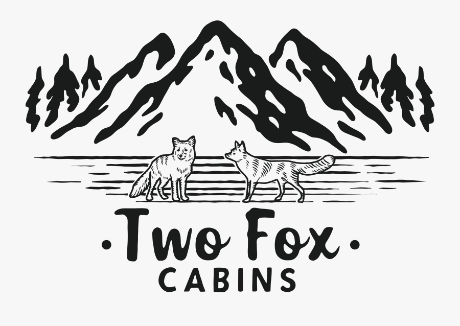 Two Fox Cabins - Illustration, Transparent Clipart