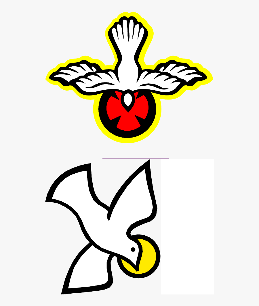 Gospel Of John Holy Spirit Drawing Book Doves As Symbols - Drawing Dove Holy Spirit, Transparent Clipart