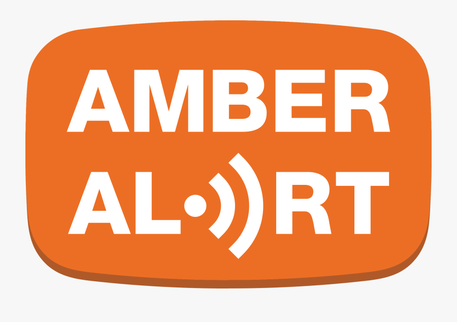 Amber Alert Logo, Transparent Clipart