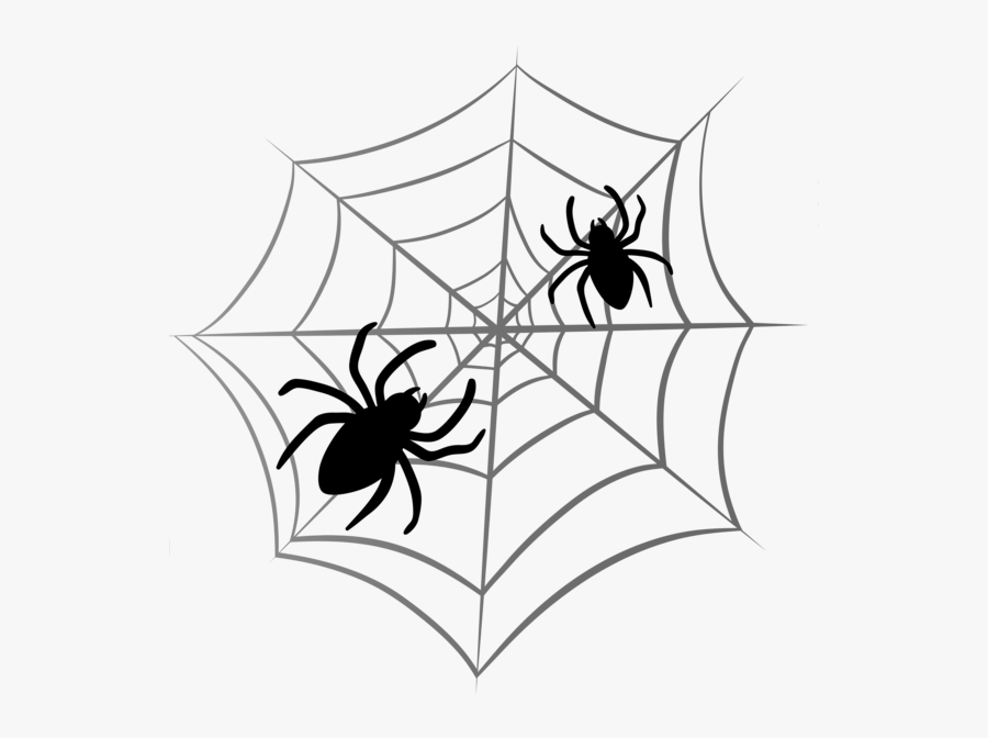 Spider Web Tattoo Simple, Transparent Clipart