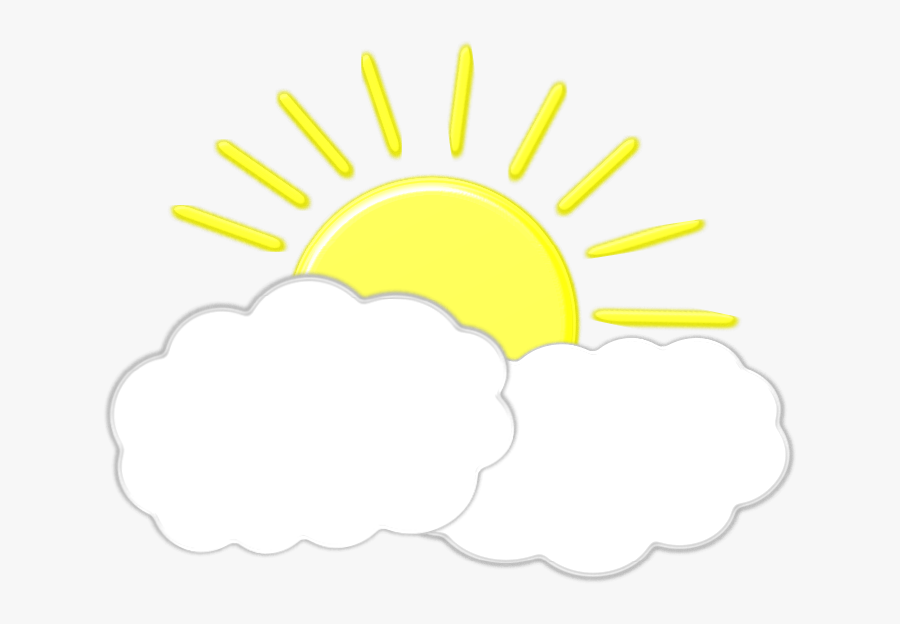 Clipart Sun Pdf - Sun With Clouds Clipart, Transparent Clipart