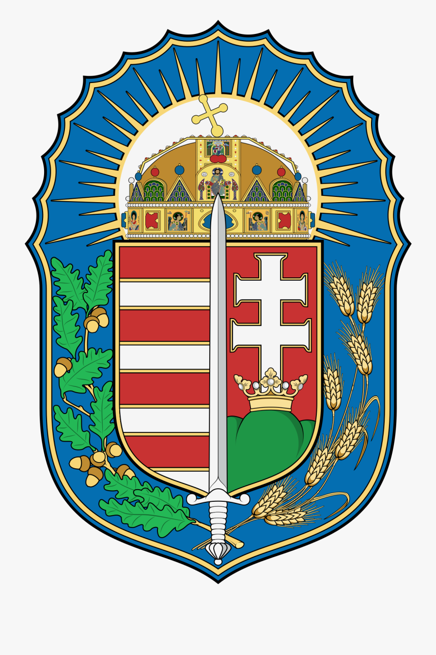 Hungarian Coat Of Arms, Transparent Clipart