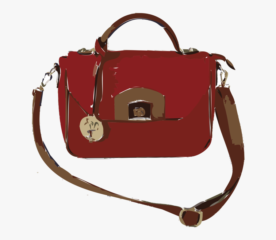 Brown,leather,brand - Handbag, Transparent Clipart