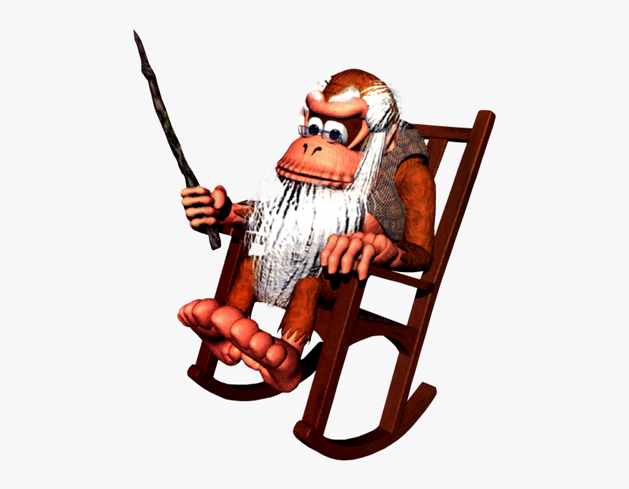 Donkey Kong Country Cranky Kong Png, Transparent Clipart