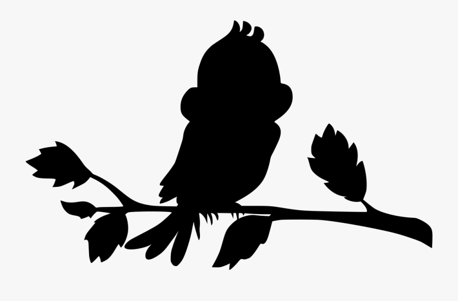 Cartoon Bird In Tree, Transparent Clipart