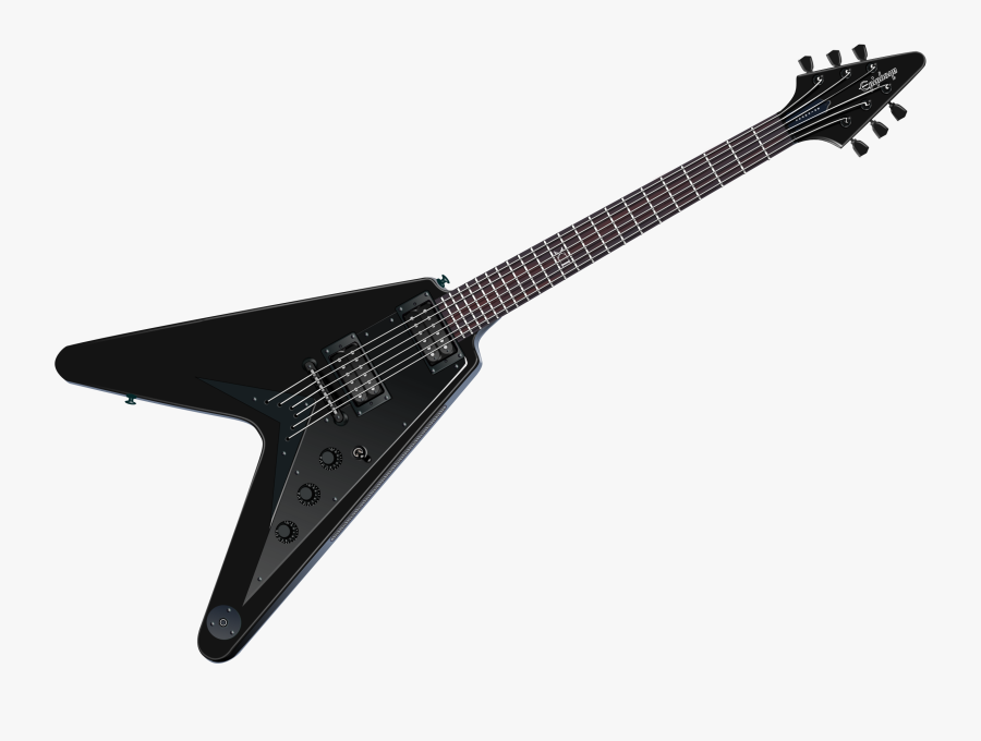 File Epiphone Flying V - Epiphone Flying V Guitar, Transparent Clipart