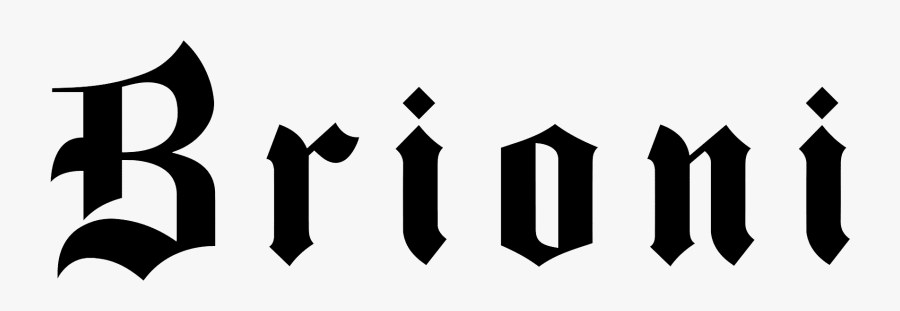 Brioni-logo - Calligraphy, Transparent Clipart