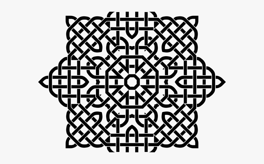 Celtic Knot Clipart Mandala - Cross Stitch Patterns Celtic, Transparent Clipart