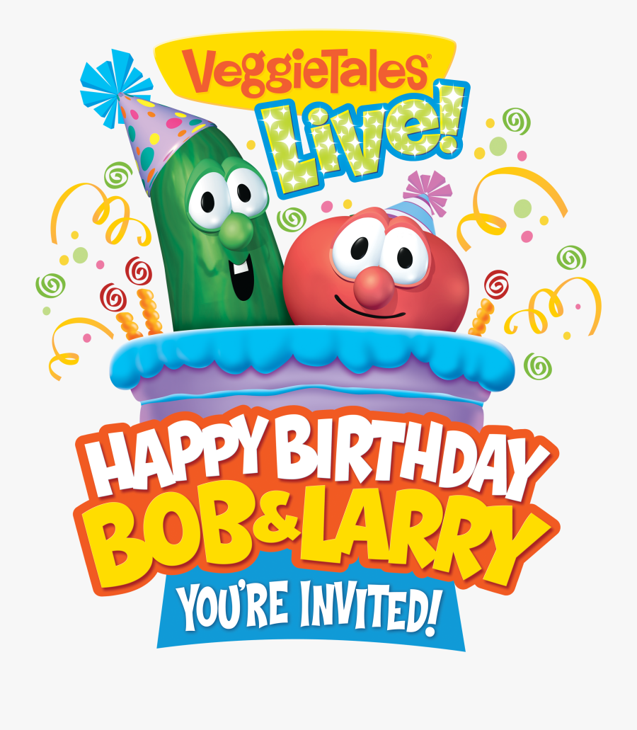 Veggietales Live Happy Birthday Bob & Larry Tour - Veggie Tales, Transparent Clipart