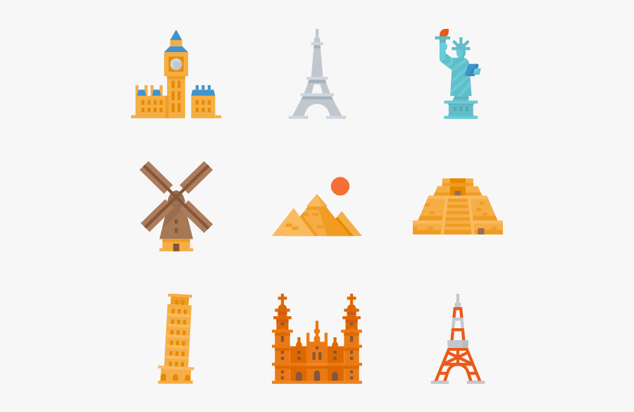 Landmarks - Icon Of Paris, Transparent Clipart