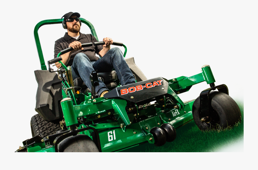 Green Zero Turn Mowers, Transparent Clipart