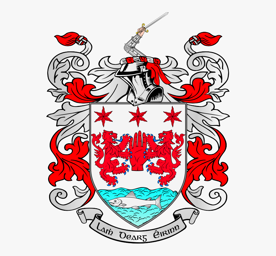 Clipart Shield Family - O Gara Family Crest, Transparent Clipart