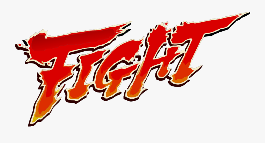 #vs , #versus , #freetoedit , #streetfighter - Street Fighter Fight Logo, Transparent Clipart