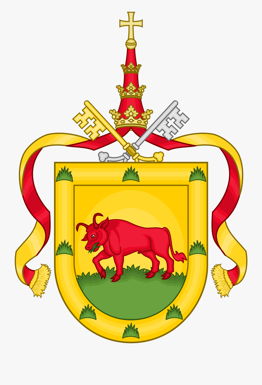 Borgia Family Coat Of Arms, Transparent Clipart