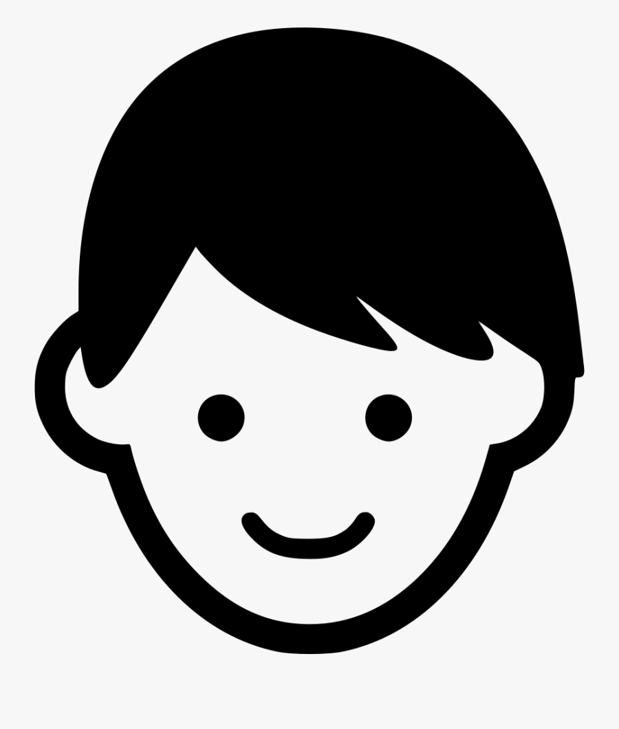 Boy Face Icon Png, Transparent Clipart