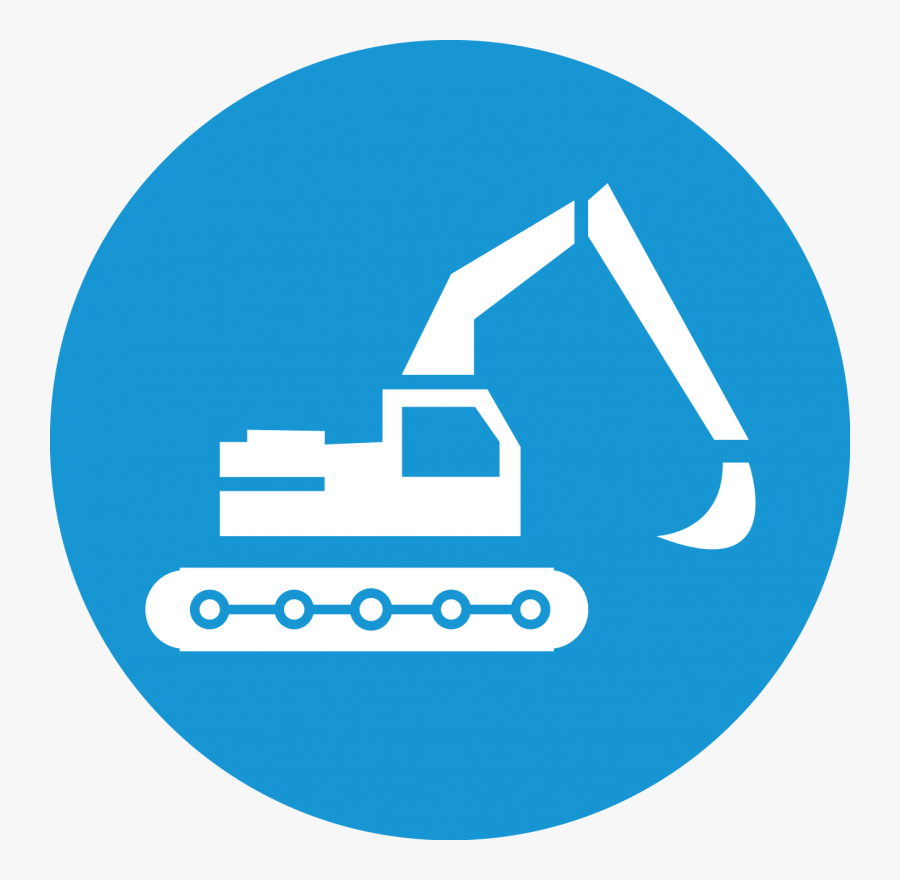 Construction Icon In Circle, Transparent Clipart