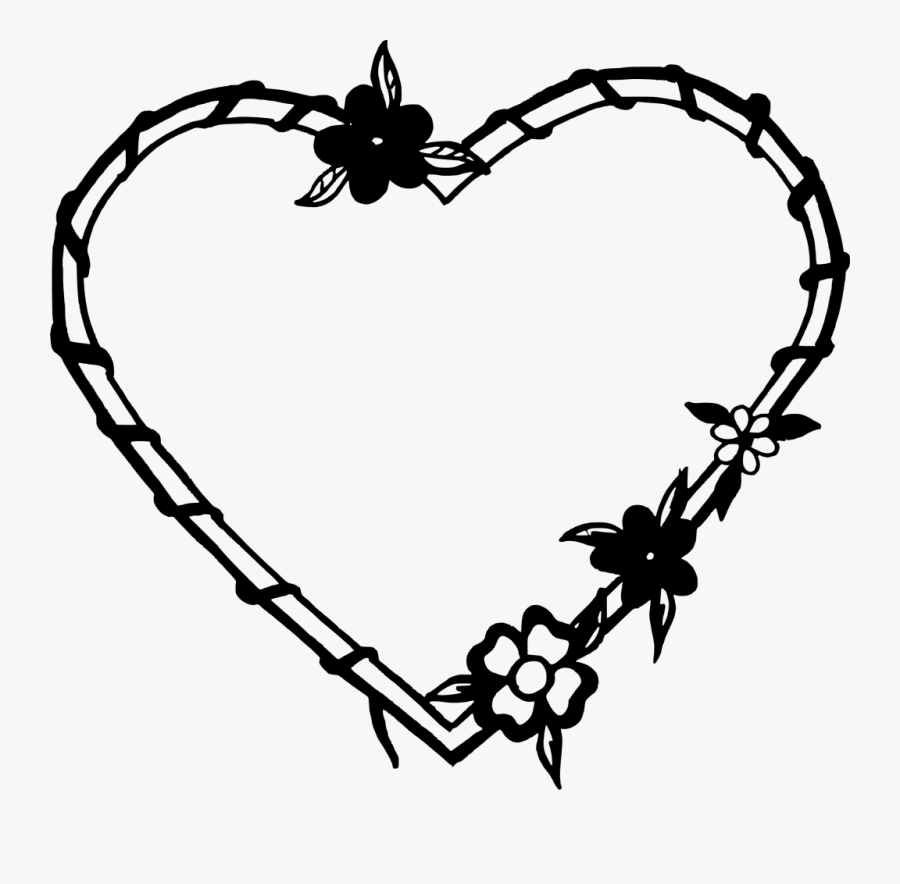 Wreath Clip Art Auto Electrical Wiring Diagram Maxima - Heart Png Flower Black, Transparent Clipart