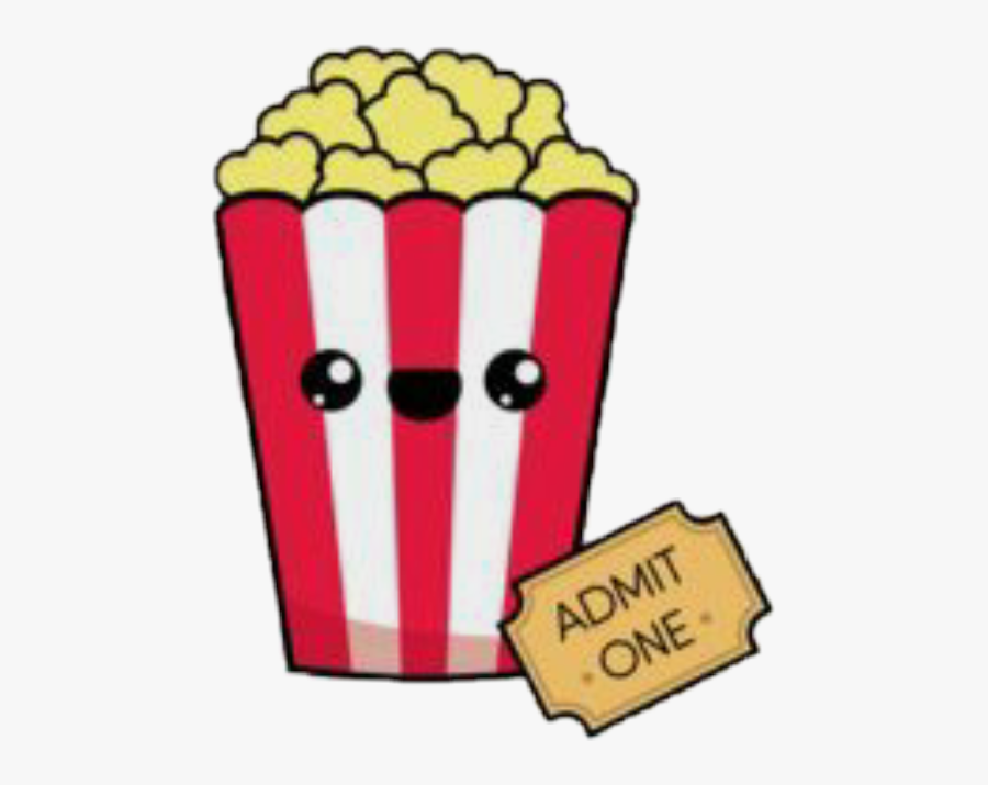 #pelicula #palomitas #hashtag - Movie Night Stickers, Transparent Clipart