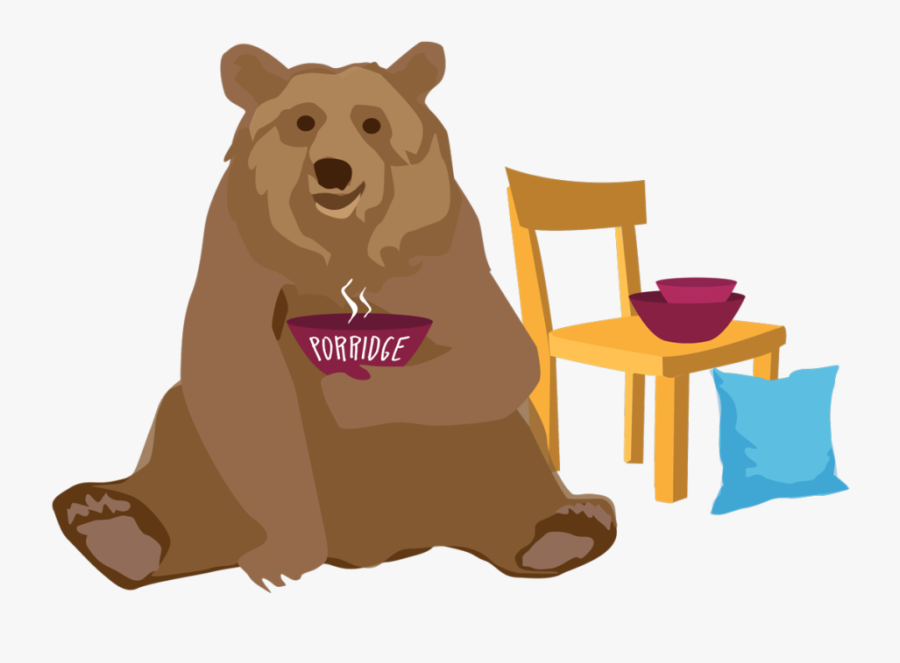Goldilocks Bear - Illustration, Transparent Clipart