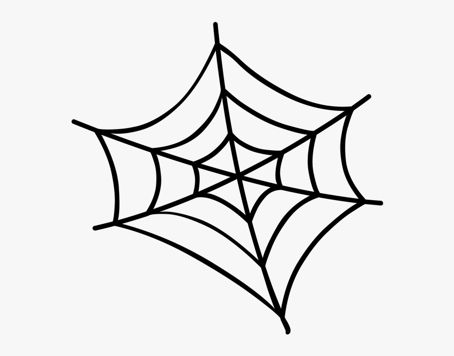 Halloween, Spider, Spider Web, Network, Thread - Dibujo Telas De Arañas, Transparent Clipart