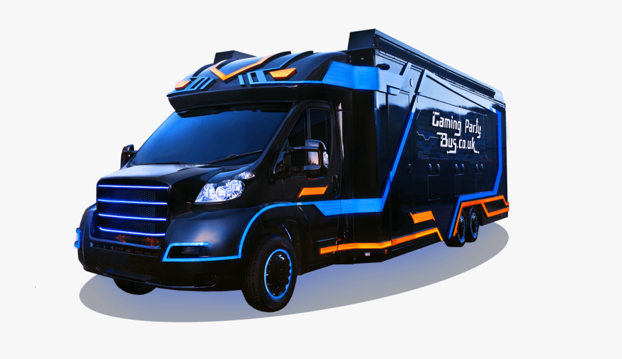 Fortnite Gaming Party Bus, Transparent Clipart