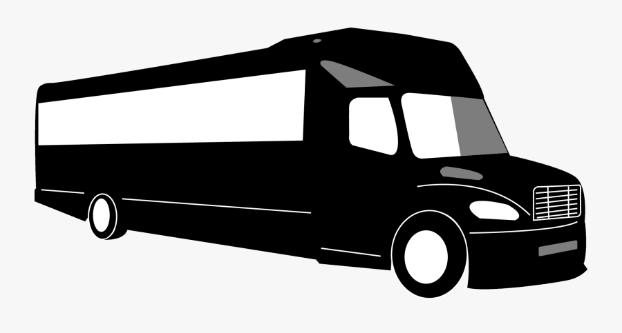 Party Bus Rental - Car, Transparent Clipart