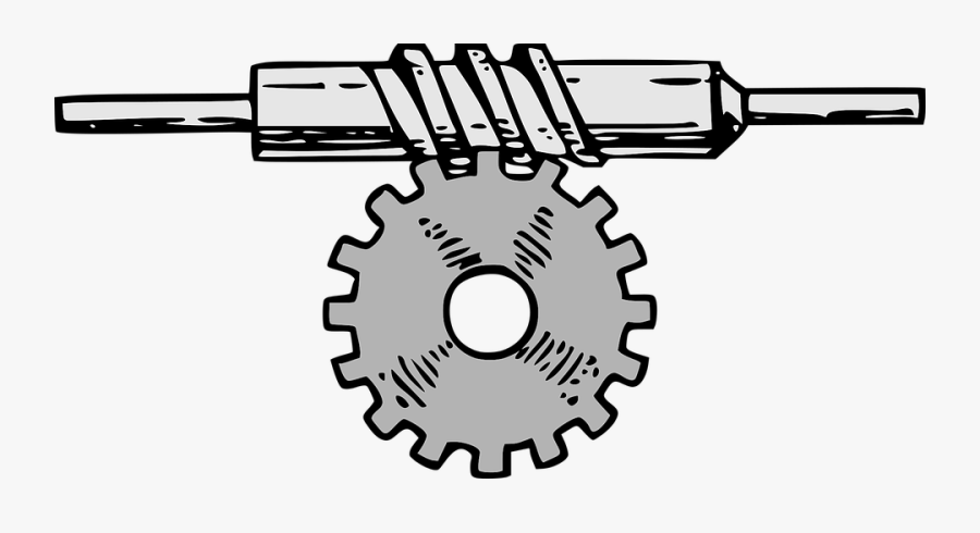 Gear, Transmission, Mechanical, Machine, Engineering - Gears Vertical To Horizontal, Transparent Clipart