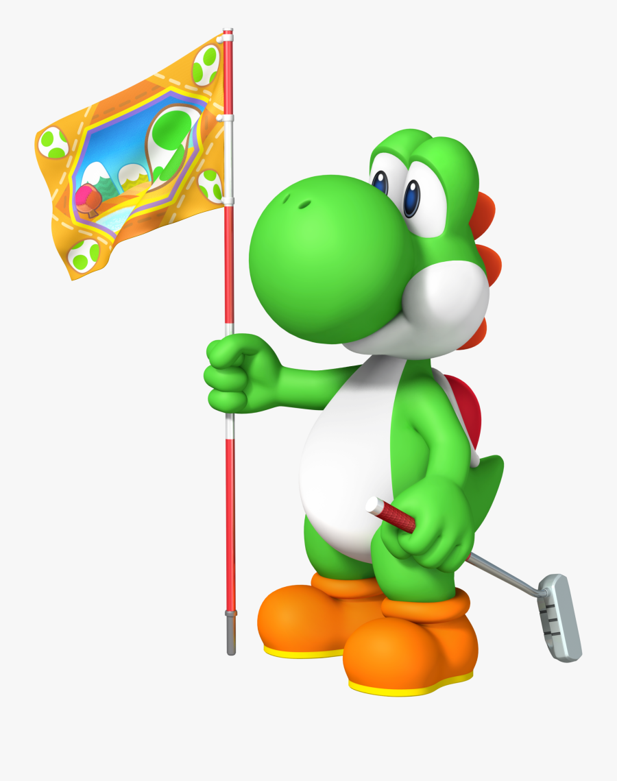 Mario Golf World Tour Yoshi, Transparent Clipart