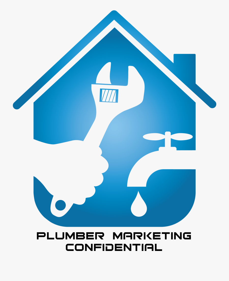 Plumber Marketing Confidential - Plumbing Sign, Transparent Clipart