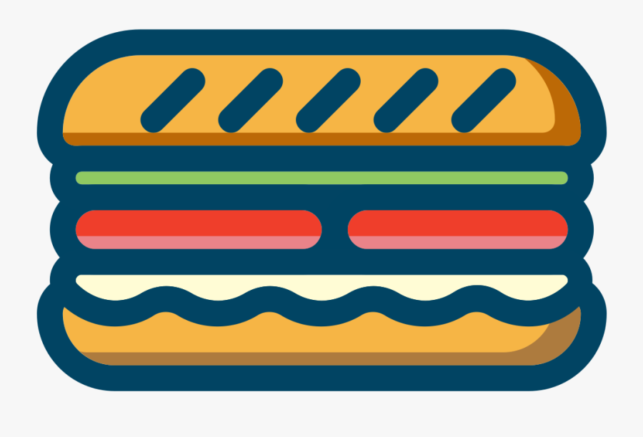 A Hoagie - Hoagie Clipart, Transparent Clipart