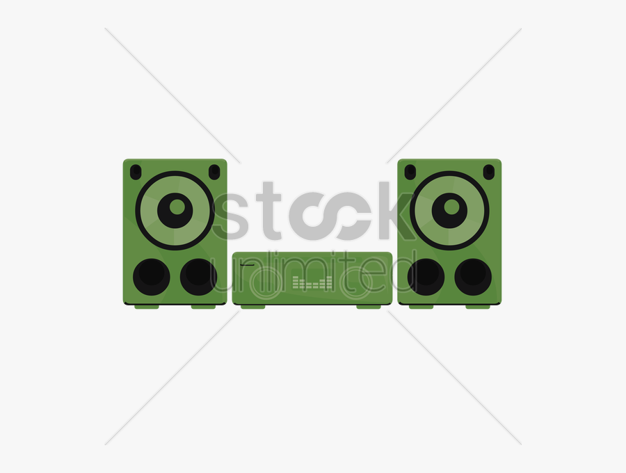 Speakers Clipart Booming - Computer Speaker, Transparent Clipart